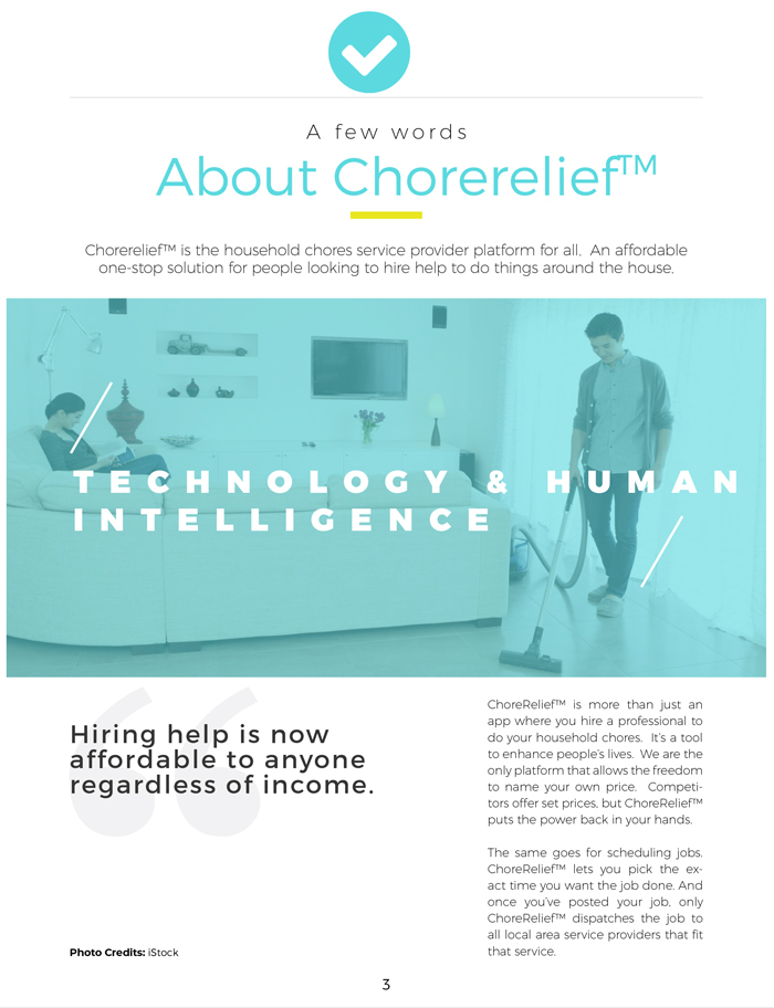 ChoreRelief marketing material example 1 - SME.Consulting