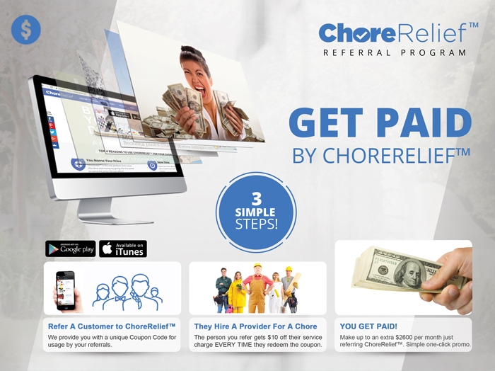 ChoreRelief marketing material example 1 - SME.Consulting